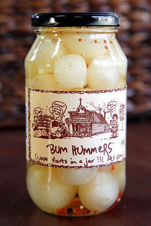 bum hummers pickled onions