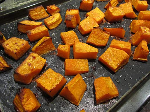 roasted pumpkin or butternut squash