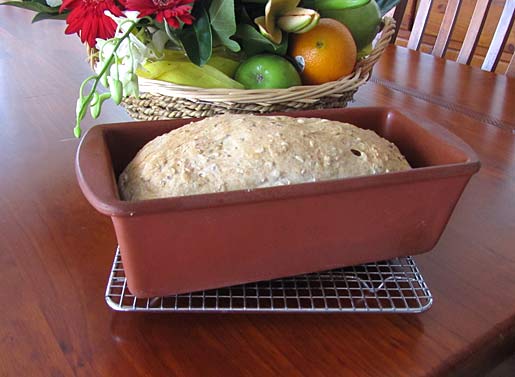 leaning loaf of bread