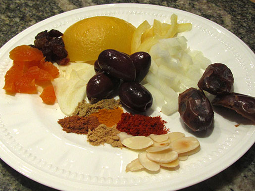 ingredients for moroccan chicken recipe