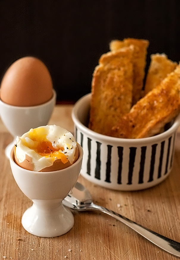 Soft Boiled Eggs and Toast Soldiers