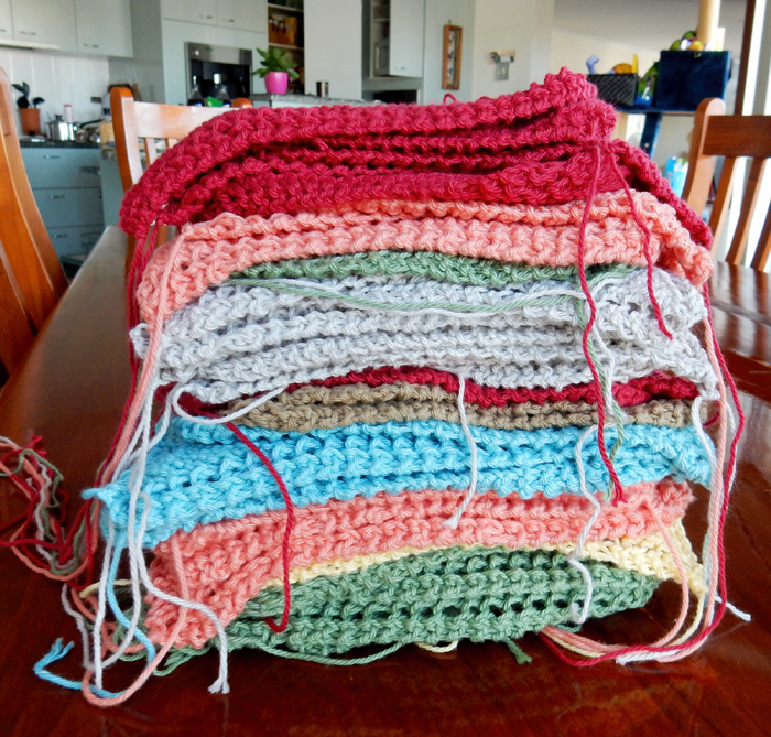 Homemade Cotton Dishcloths